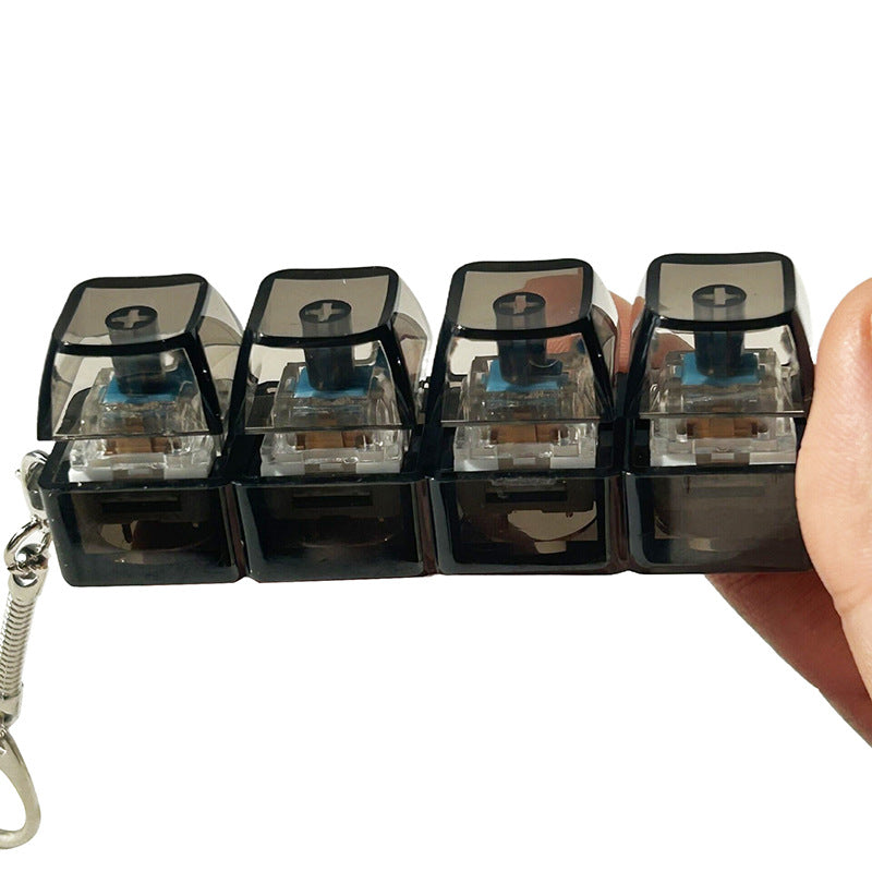Keyboard Key Clicker Fidget Decompression Toy | 4-Key & 9-Key