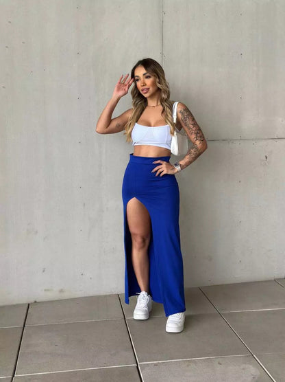 Women's Slit Bodycon Mini Skirt