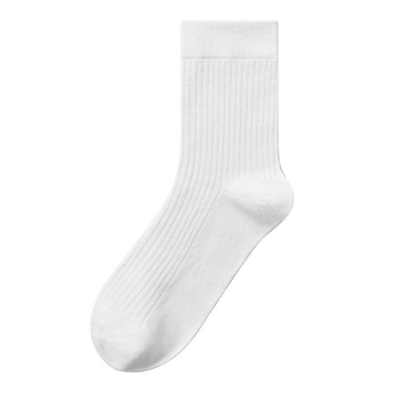 Men's 100% Cotton Mid-Calf Socks – Non-Slip Antibacterial Odour-Resistant 27 Colours