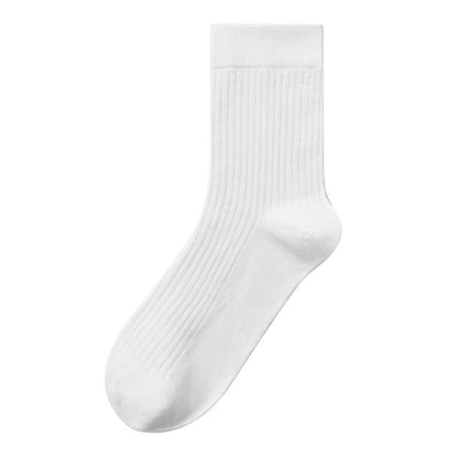 Men's 100% Cotton Mid-Calf Socks – Non-Slip Antibacterial Odour-Resistant 27 Colours