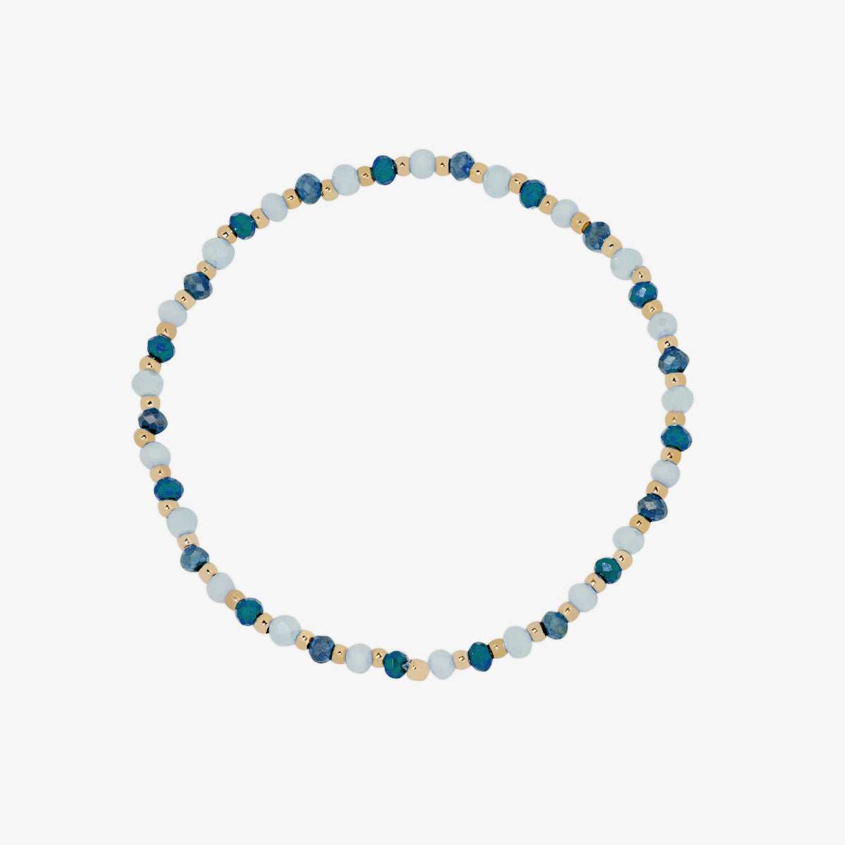 Gemstone stretchable bracelet-1