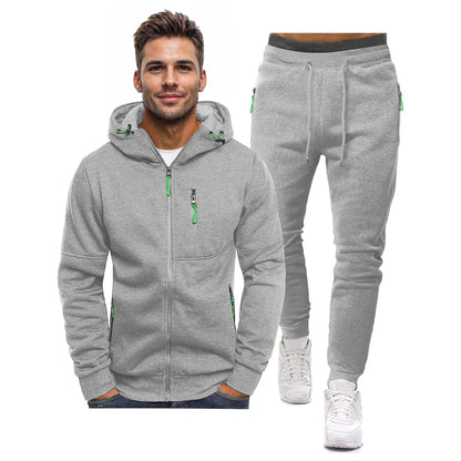 Men's Hoodie & Jogger Tracksuit Set | Relaxed Fit Two-Piece S–3XL