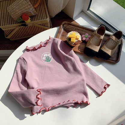 Girls' Long Sleeve Cotton T-Shirt – 5 Colours | Ages 2–12