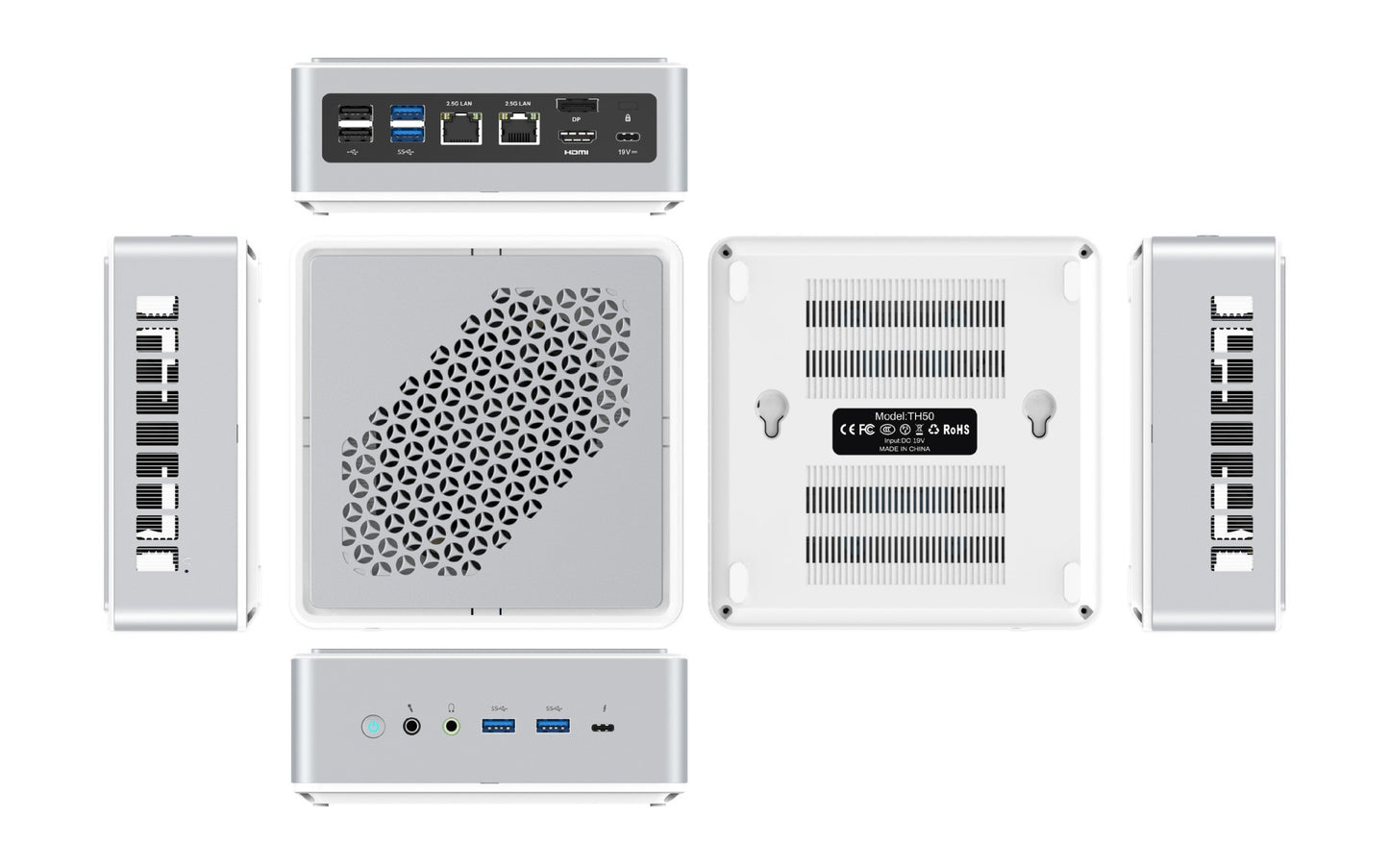 MINISFORUM TH50 Mini PC | Intel Core i5-11320H 16GB RAM Micro Desktop