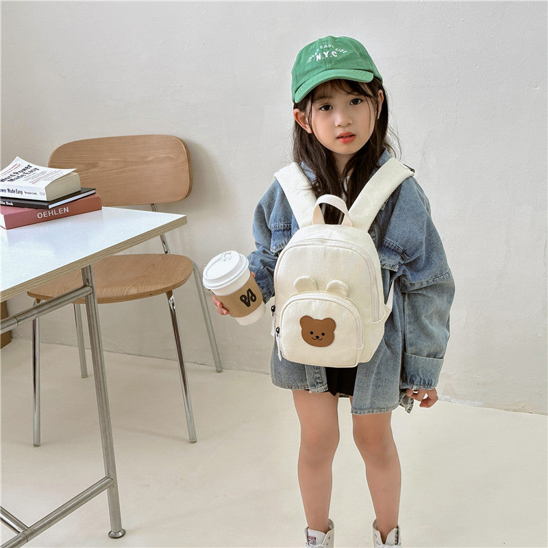 Kids' Cartoon Bunny Kindergarten Backpack – Air Pillow Straps