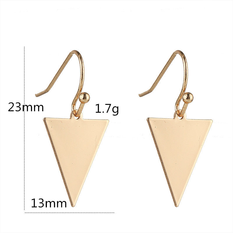 Geometric Charm Stud Earrings | Copper Motif Earrings in 9 Designs