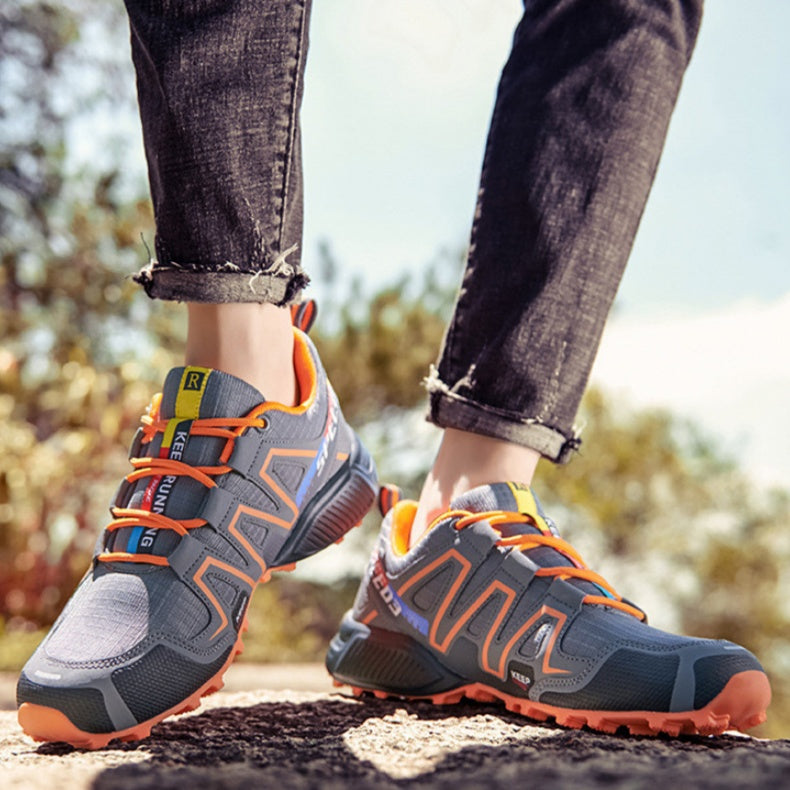 Men's Multicolour Outdoor Sneakers – Non-Slip, All-Season