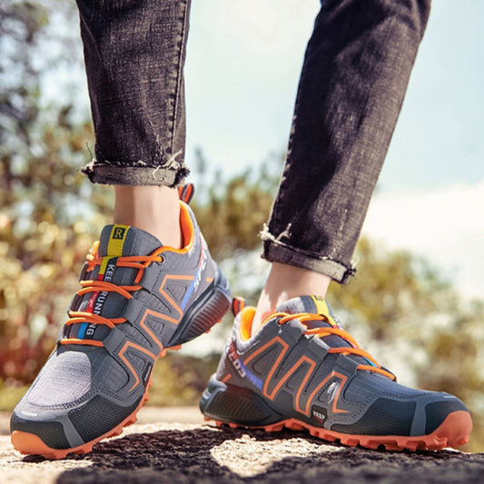 Men's Multicolour Outdoor Sneakers – Non-Slip, All-Season