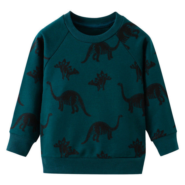Children's Embossed Cotton Cartoon Sweatshirt | Boys & Girls | Age 2-7