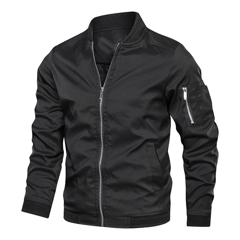 Men's Slim-Fit Bomber Jacket | Lightweight Spring Autumn Coat S–3XL