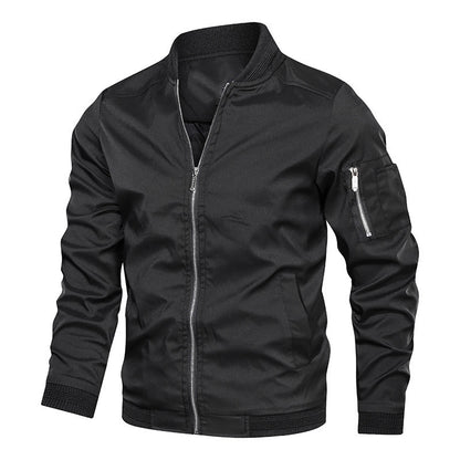 Men's Slim-Fit Bomber Jacket | Lightweight Spring Autumn Coat S–3XL