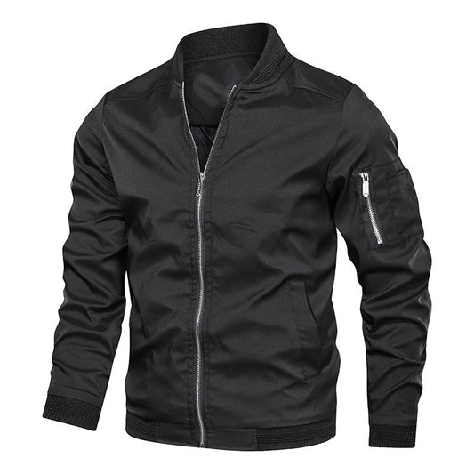Men's Slim-Fit Bomber Jacket | Lightweight Spring Autumn Coat S–3XL