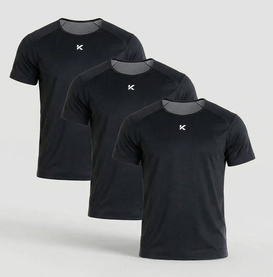 Men's Pro Sauna Sweat Shirt 3-Pack - Workout Top for Weight Loss S-4XL
