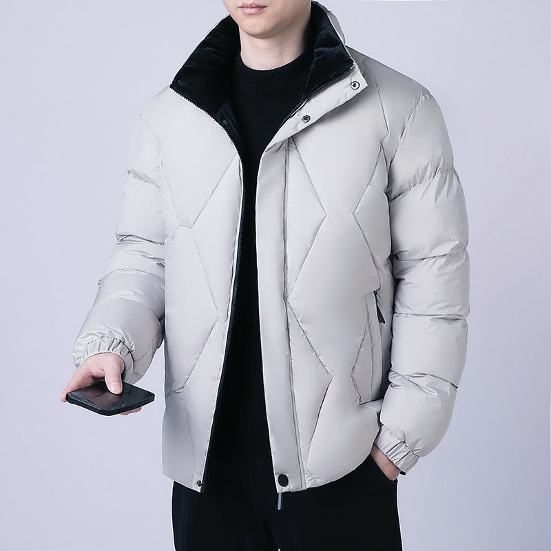 Men's Hooded Padded Winter Jacket | Loose Fit