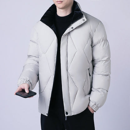 Men's Hooded Padded Winter Jacket | Loose Fit