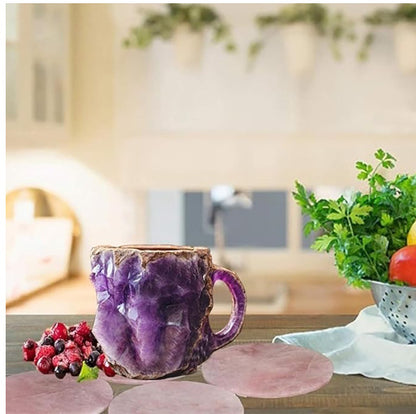 400ml Mineral Crystal-Effect Resin Coffee Mug