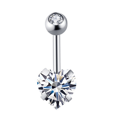 Stainless Steel Navel Stud – Belly Button Piercing Jewellery, 30 Styles