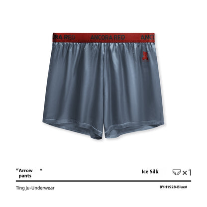 Men's Polyester Boxer Briefs – Solid Colour Mid-Waist 6 Colours