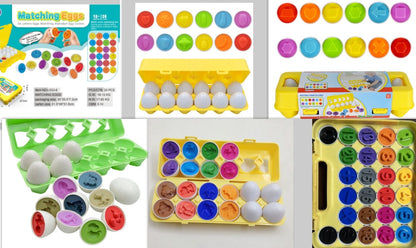 Montessori Egg Shape Matching Toy - Educational Sorting Game for Kids