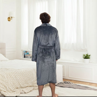 Couples Longline Bathrobe | Soft Polyester Robe
