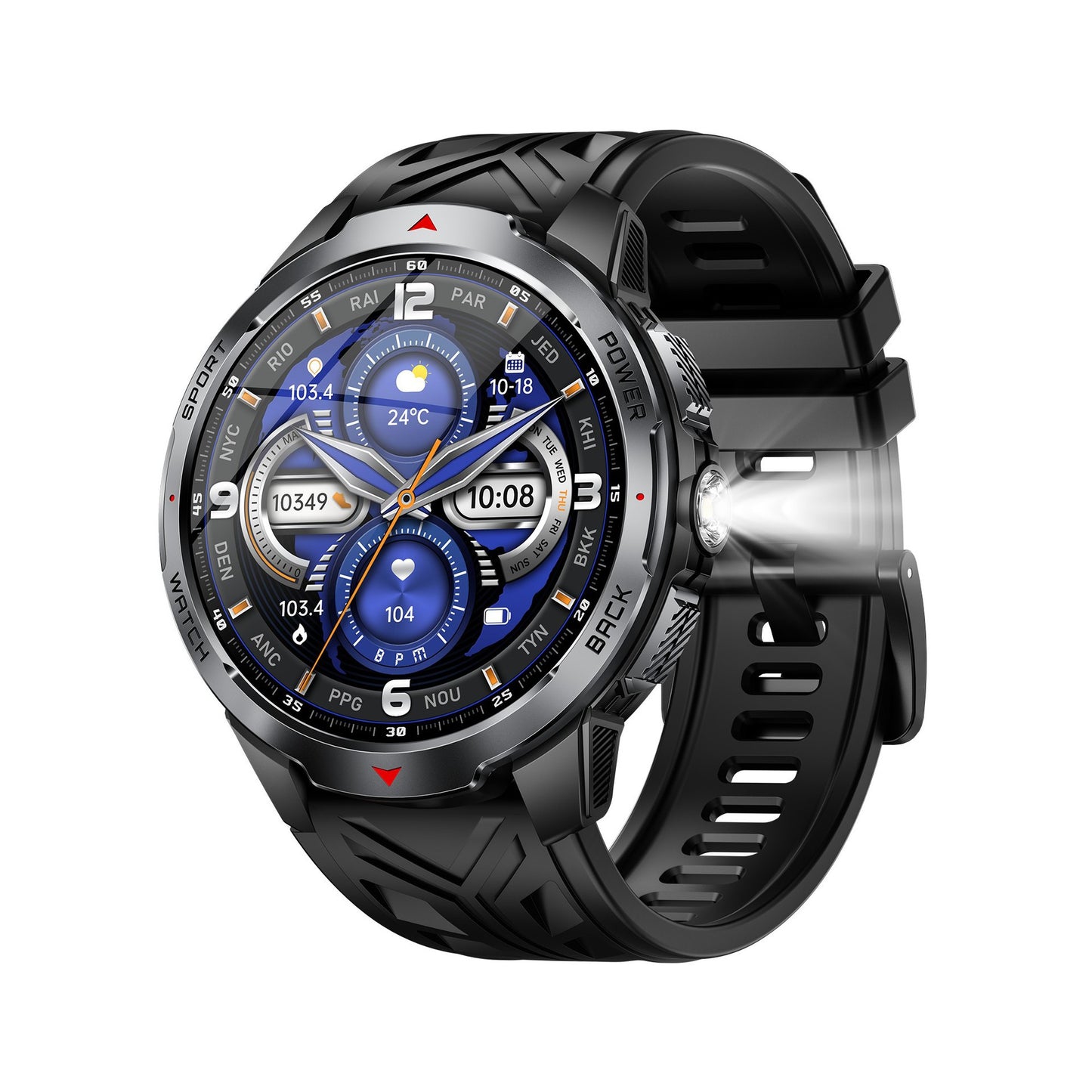 Smartwatch with Bluetooth Calling – 15–21 Day Battery, Heart Rate & Blood Oxygen