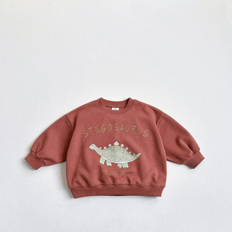 Children's Cartoon Dinosaur Sweatshirt | Boys & Girls Top