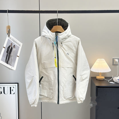 Waterproof Quilted Hooded Jacket | Cotton-Filled Winter Coat S–4XL