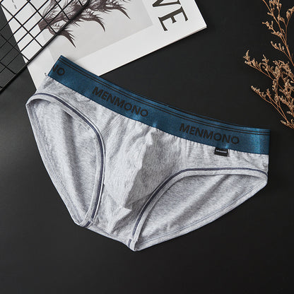 Men's Cotton Briefs – Low-Waist Two-Tone Underwear 9 Colour Combinations