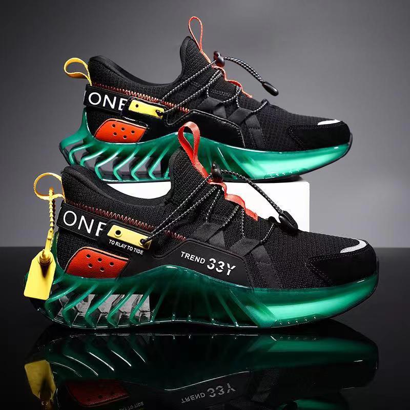 Men's High-Top Basketball Trainers – Colour-Block