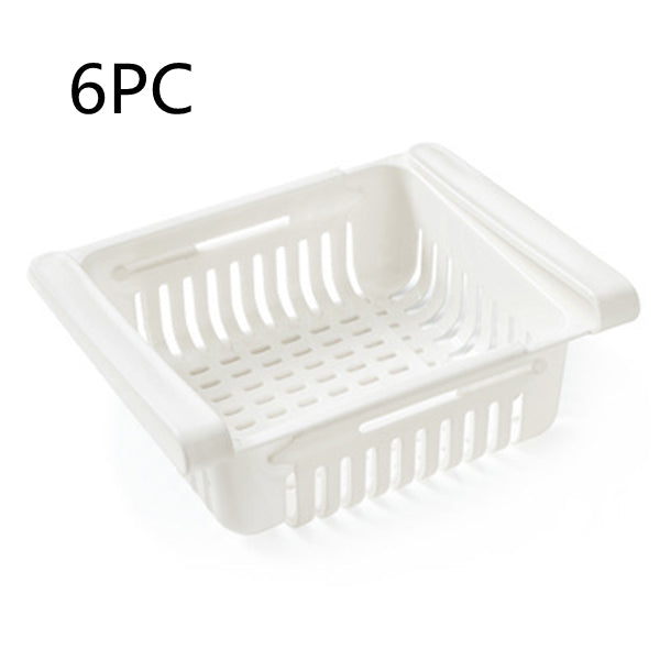 Stretchable Fridge Storage Basket Organiser