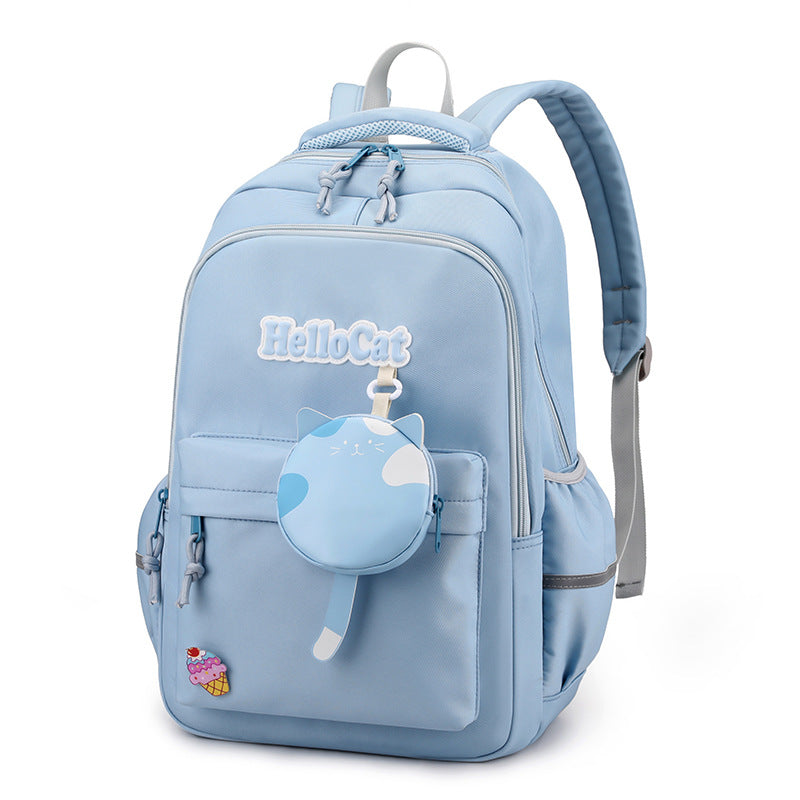 Waterproof Nylon School Backpack for Boys & Girls – 5 Colours