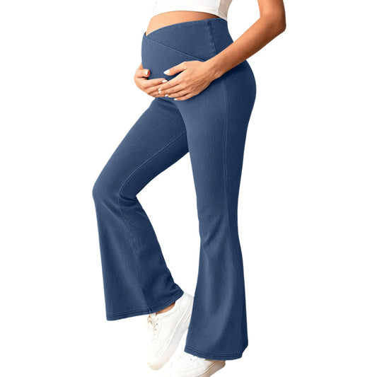 Women's Maternity High-Waist Slim Jeans with Belly Support