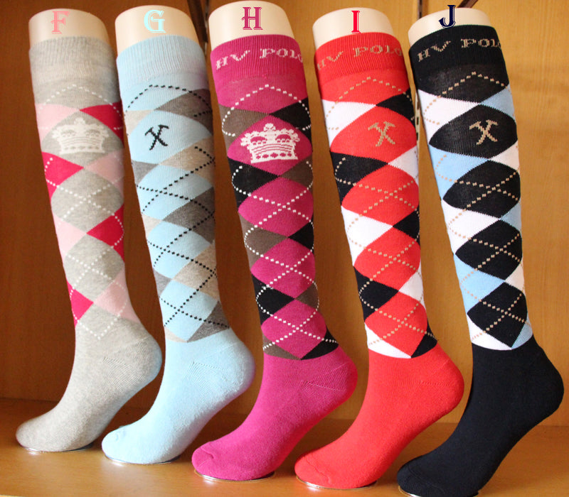 Equestrian Polo Knee-High Socks – 95% Combed Cotton Unisex
