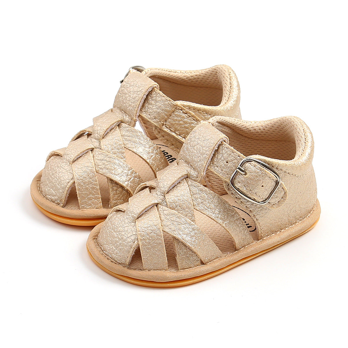 Baby Hollow Breathable Sandals – Synthetic Leather, Toddler Boys
