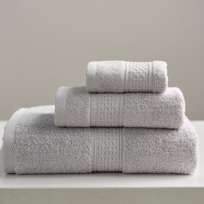 3-Piece Cotton Towel Set | Face, Hand & Bath Towel