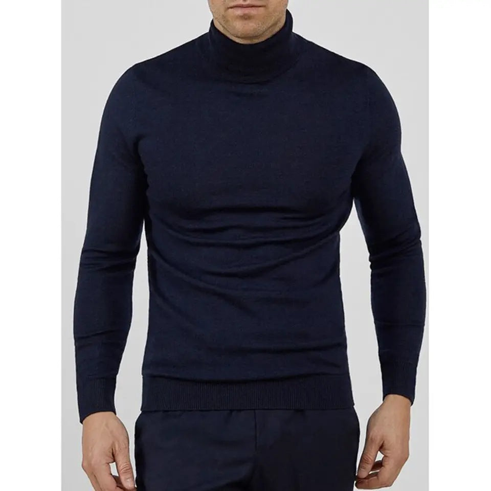 Men's Slim Fit Pullover Knit Sweater | Casual Everyday Style