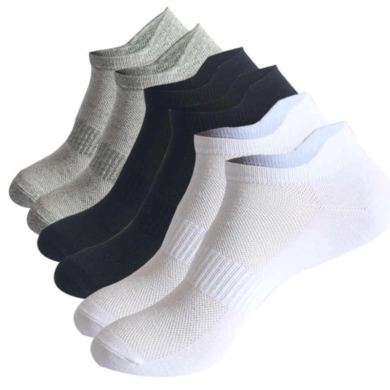 Men's Sports Mesh Socks 3-Pack | Breathable Cotton