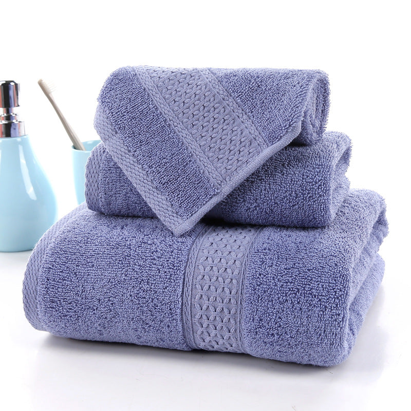 Long-Staple Cotton Towel Set | Absorbent Jacquard Towels | JParker