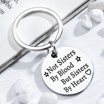 Stainless Steel Round Initial Keychain | 25mm & 30mm