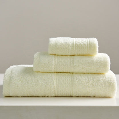 3-Piece Cotton Towel Set | Face, Hand & Bath Towel
