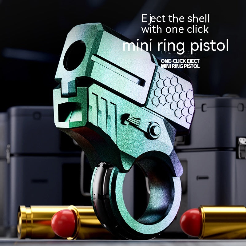 Zinc Alloy Shell-Ejecting Toy Gun with Bullets