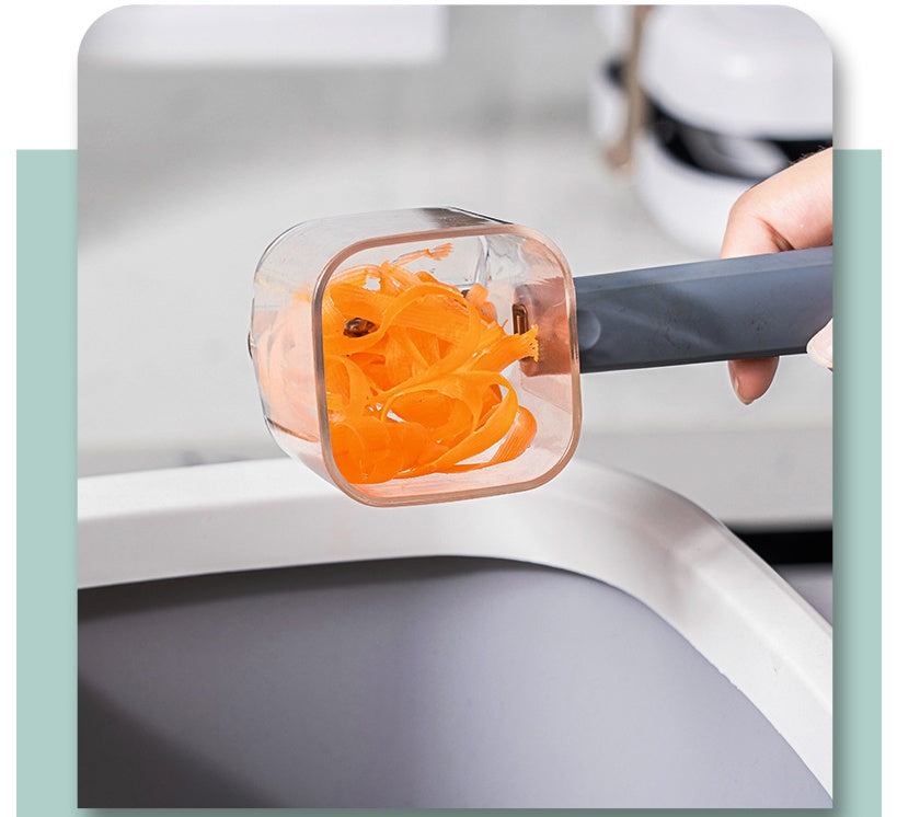 Stainless Steel Vegetable Peeler — Ergonomic PP Handle, Sharp Single-Blade Design