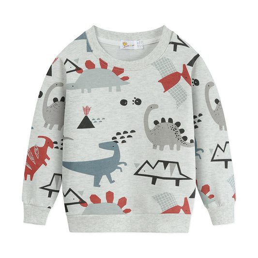 Children's Cotton Terry Cartoon Sweatshirt | Boys & Girls Top