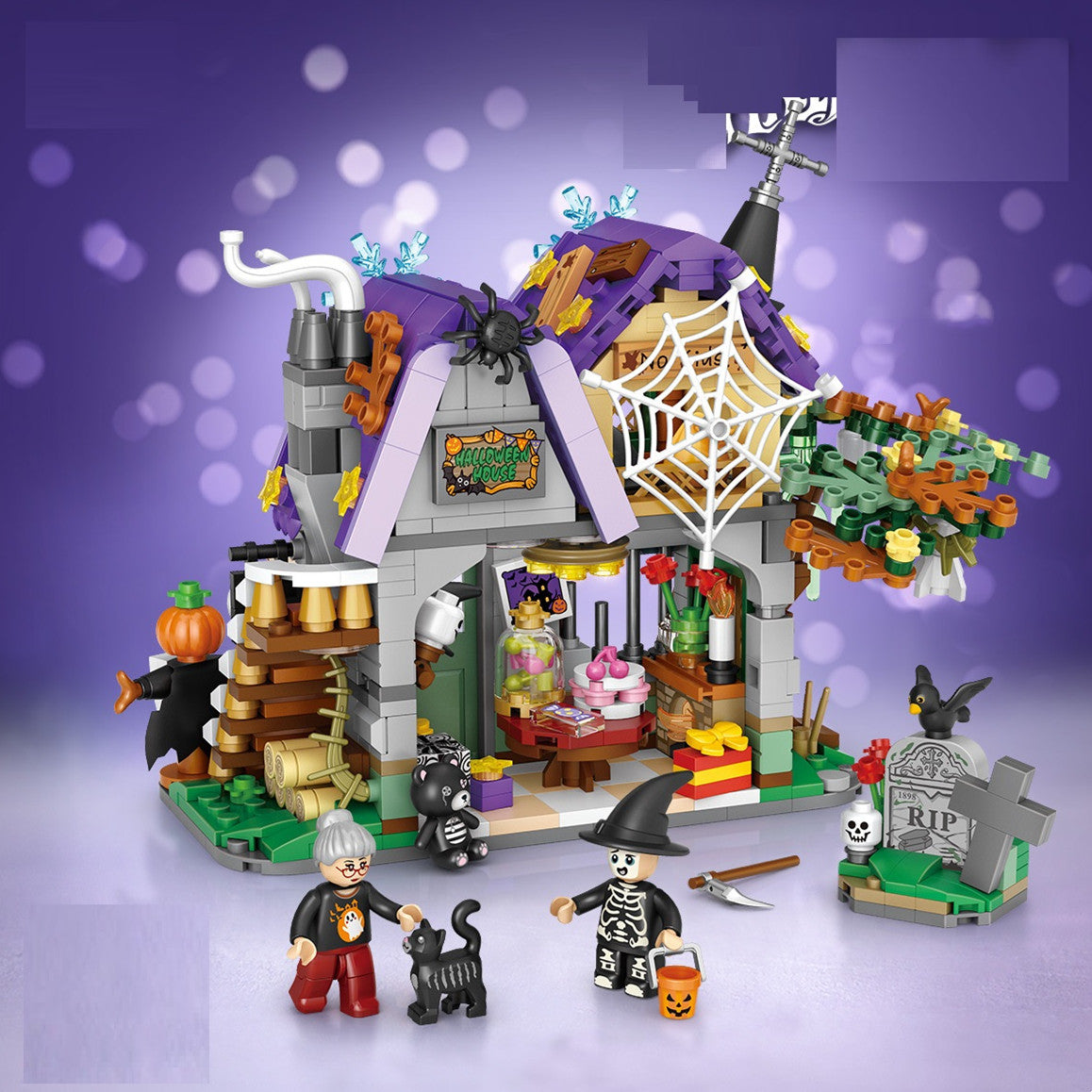 783-Piece Halloween Building Blocks Set