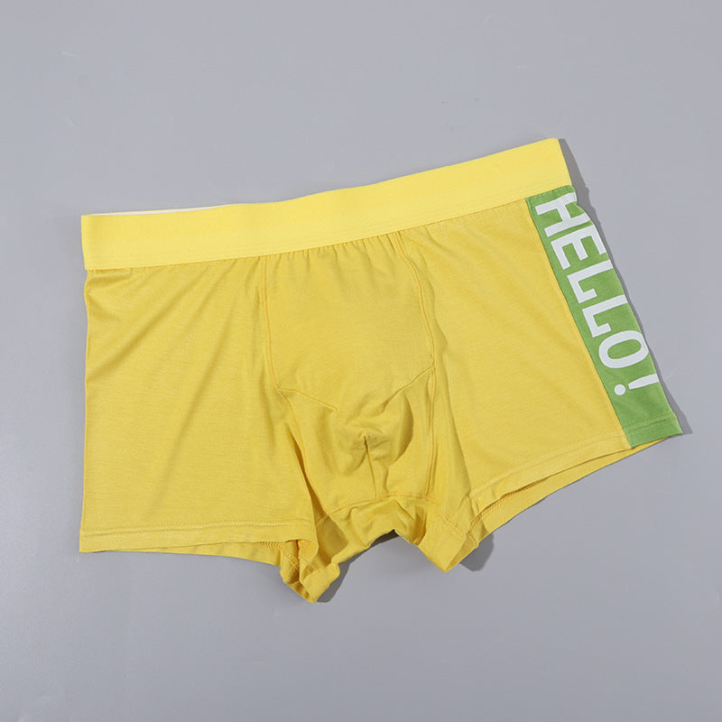 Men's Modal Boxer Briefs – Antibacterial Quick-Dry Mid-Waist 7 Colours