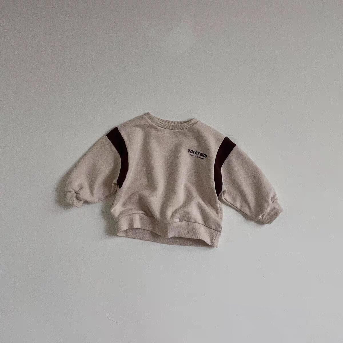 Children's Patchwork Cotton Sweatshirt