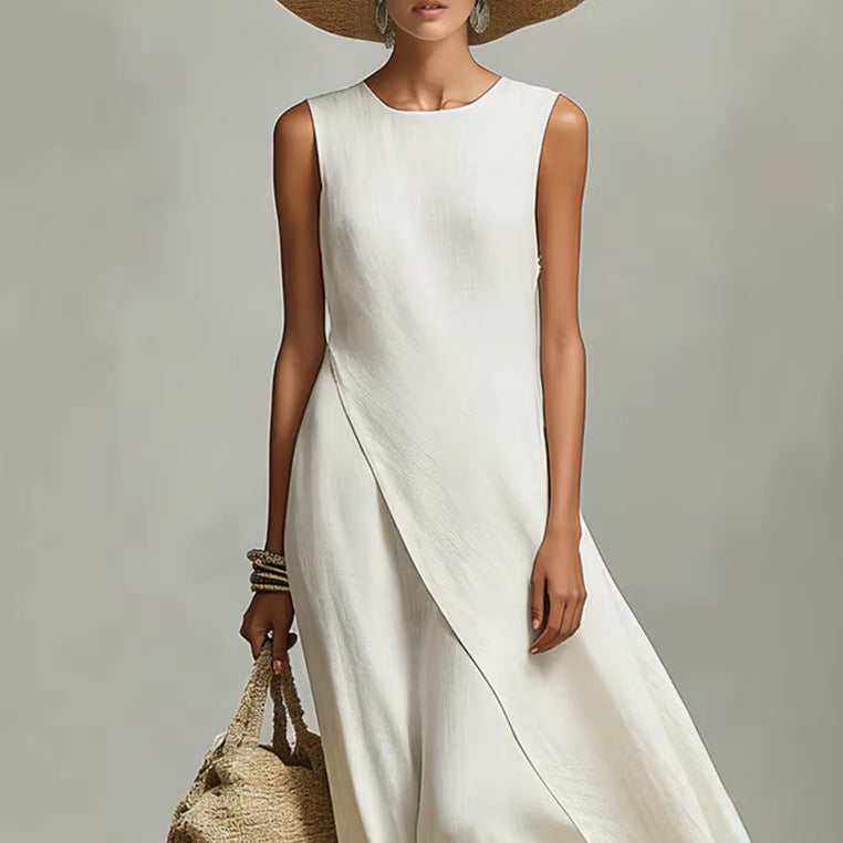 Women's Sleeveless Flared Hem Maxi Dress | 3 Colours | XS–3XL