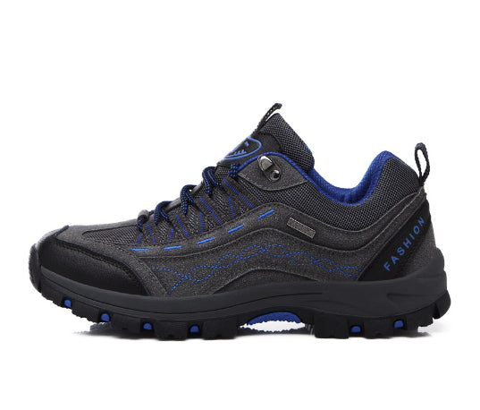 Breathable PU Mesh Low-Top Hiking Trainers - PHYLON Midsole Lace-Up