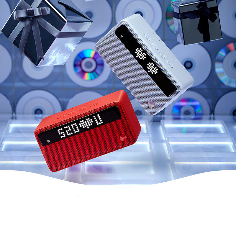 Robot Bluetooth Speaker with Smart Clock Display
