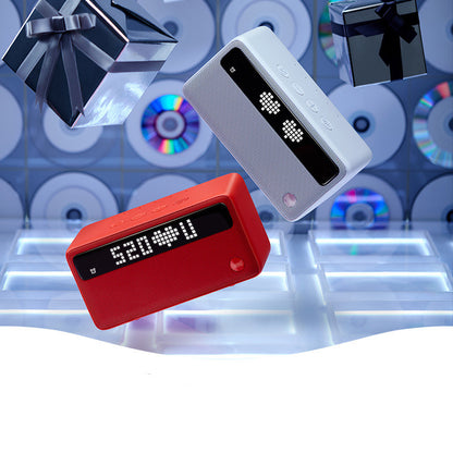 Robot Bluetooth Speaker with Smart Clock Display
